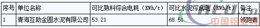 青海省2016年電解鋁、水泥行業(yè)能效“領跑者”企業(yè)名單公告