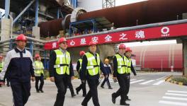 河南省副省長一行蒞臨洛陽中聯(lián)水泥廠調(diào)研指導工作