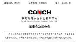 海螺水泥換屆，高登榜、王建超、吳斌等成為候選人