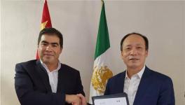 中國(guó)?代表團(tuán)考察墨西哥霍爾希姆水泥公司水泥廠