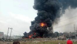 慘烈！卡車沖進(jìn)液化氣瓶堆引發(fā)爆炸！已致15人死亡！