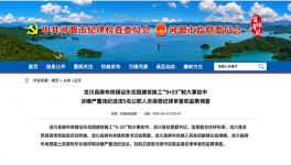8死1傷事故，5名公職人員涉違紀(jì)被調(diào)查！