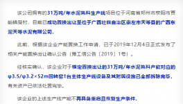 河南省兩條水泥熟料生產(chǎn)線不再具備恢復(fù)生產(chǎn)條件！