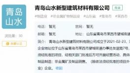 山水水泥于青島建“山水新建”公司，持股100%！