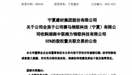 寧夏建材收購(gòu)南方水泥下屬企業(yè)55%股權(quán)！