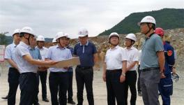 廣州市長前往旺蒼水泥開展石灰?guī)r調(diào)研！
