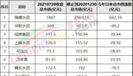 慘！1500多億沒了！海螺變“跳水”冠軍！