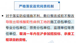?住建委：工地出現(xiàn)5人及以上核酸陽(yáng)性的，取消投標(biāo)資格！
